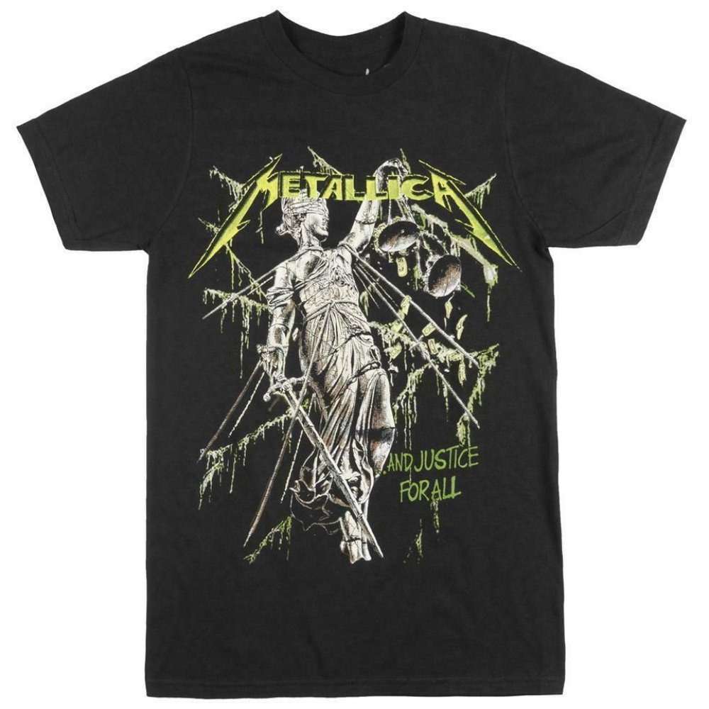 New! Metallica ...And Justice For All Rock Band T-Shirt